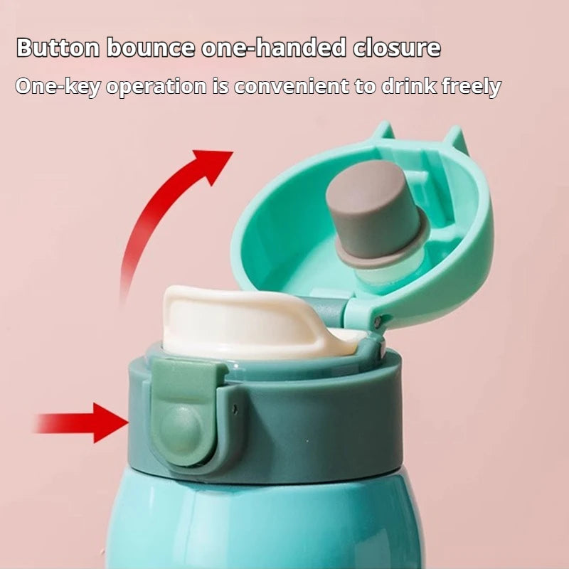 Stainless Steel Insulated Travel Water Bottle Leak-Proof Mini Thermos Cup
