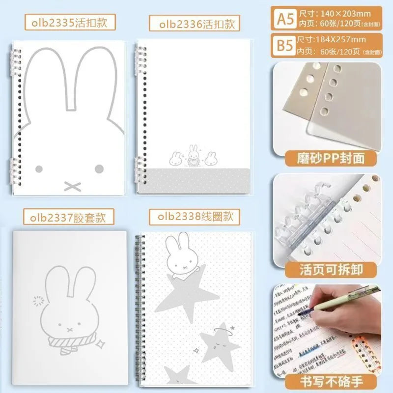 Multi-Size Waterproof Notebook with Lined, Blank, Grid Paper - A4, A5, B5, 8K Sketch & Drawing Notepad