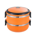Stainless Steel Insulated Lunch Box Thermos Food Container for Travel & Office