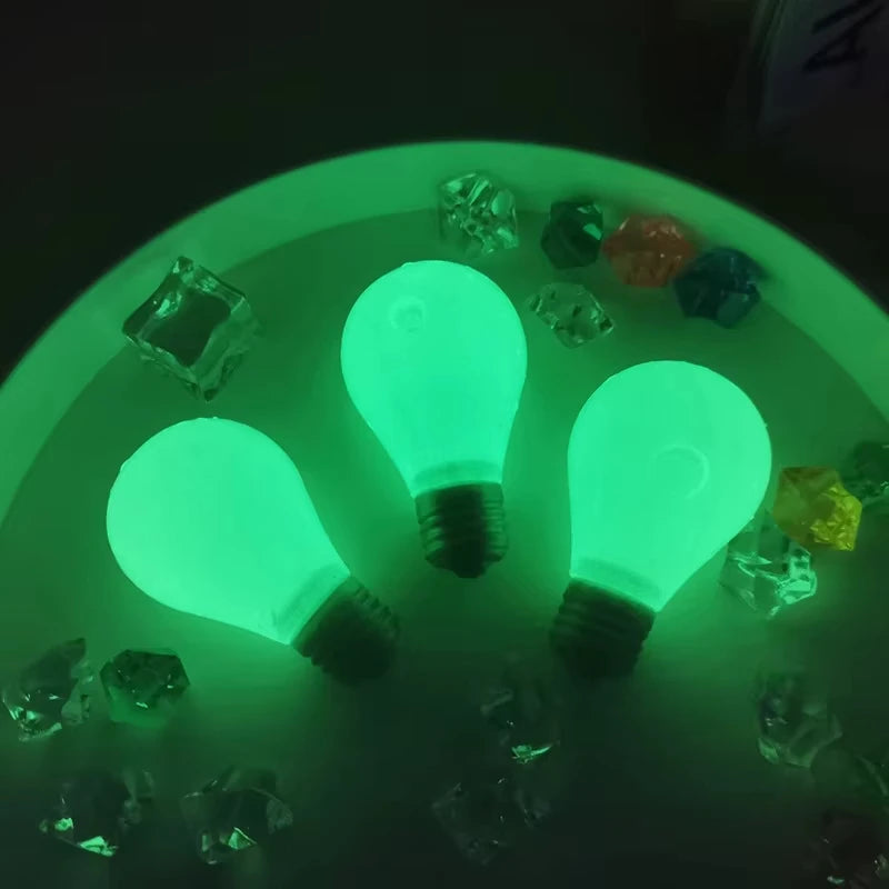 Sensory Light Bulb Squeeze Toy - Luminous, Decompression Fidget for Anxiety Relief
