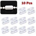 10pcs Plastic Blind Chain Connectors for Vertical & Roller Blinds - Replacement Parts