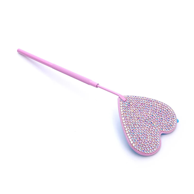 Multifunction Lash Mirror Stainless Steel Magnifying Mirror for Eyelash Extensions Makeup Supplies