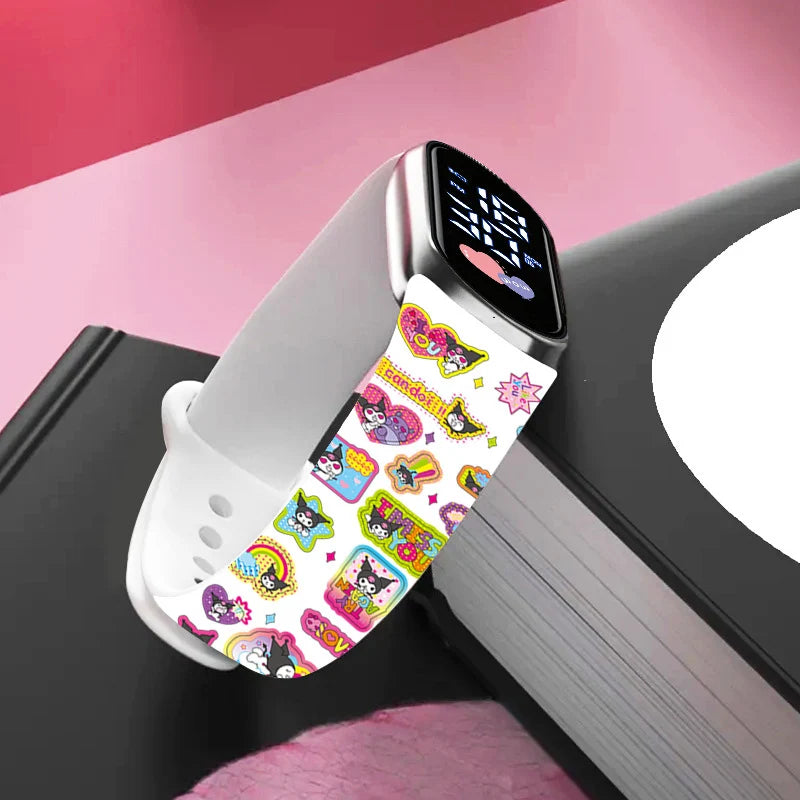 Kids Digital Watch with Waterproof Sport Wristband — Touch Bracelet for Children & Women