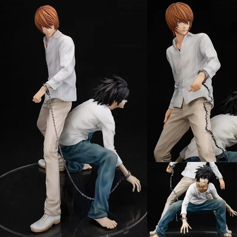 20cm Anime Action Figure - Death Note Yagami Light & L Lawliet Collectible Toy