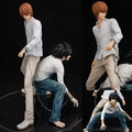 20cm Anime Action Figure - Death Note Yagami Light & L Lawliet Collectible Toy