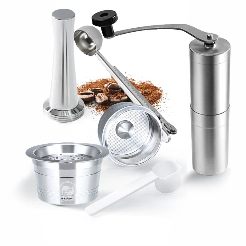 Reusable Stainless Steel Coffee Filter for Capsule Machines - Eco-Friendly & Refillable