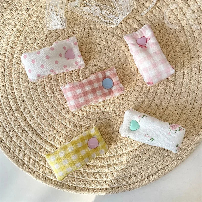 Floral Cable Tie - Reusable Cloth Cord Organizer for Earphone & Data Cables