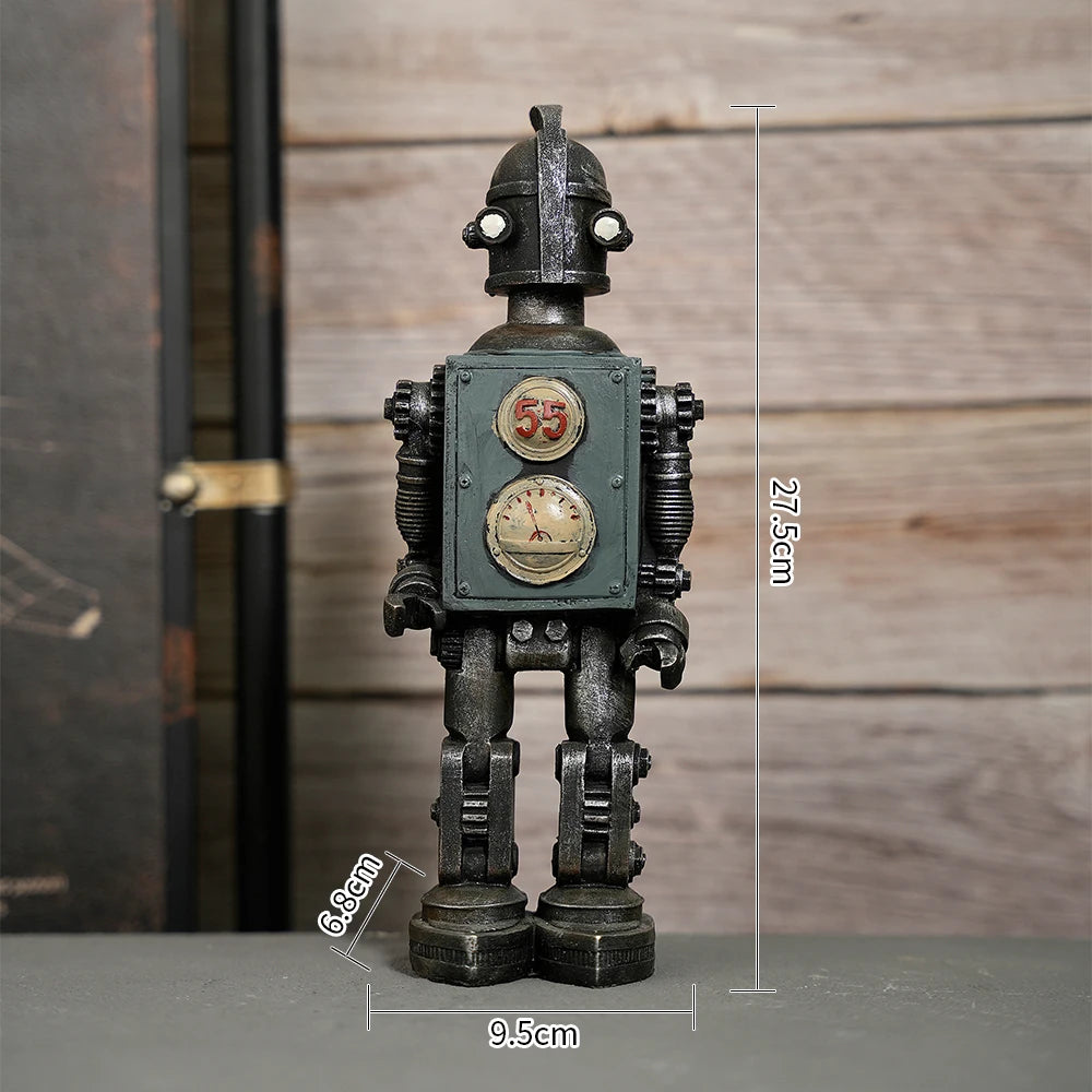 Retro Robot Model Ornaments for Home Decor - Living Room & TV Cabinet Decor