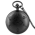 Vintage Style Bronze Clock Pendant Necklace with Glitter Glasses Role Play Gift