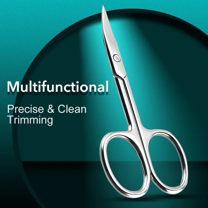 Professional Stainless Steel Cuticle & Nail Trimmer Set - Russian Manicure Inox