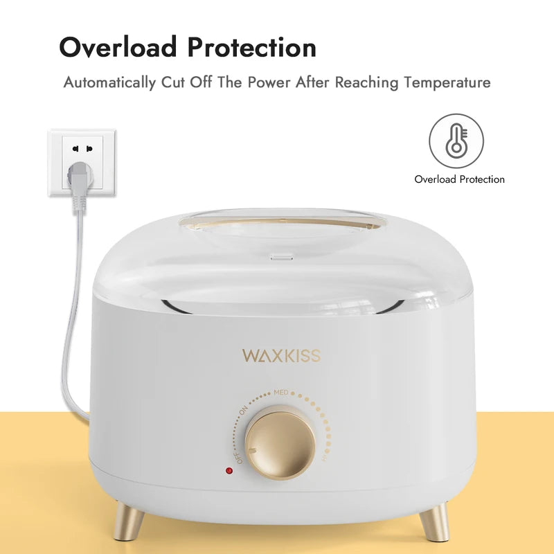 Wax Warmers Wax Heater Machine 500ML Heat-Resistant Silicone Pot for Hair Removal