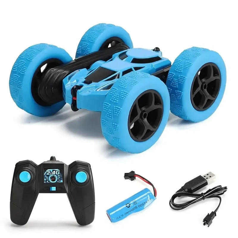 Kids Remote Control Off-Road Flip Car with 360° Rotation & LED Lights