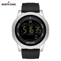 Digital Sport Watch Waterproof 50M Dual Time Men Women Fitness Pedometer Alarm