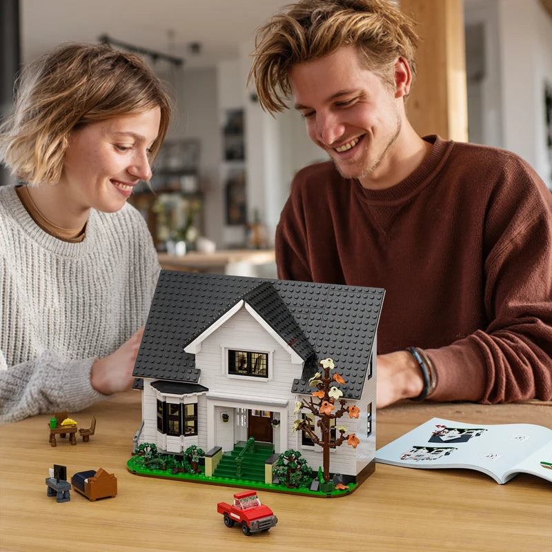 Building Block Set for Adults - Bella House Architecture Toy 1224 Pcs Gift