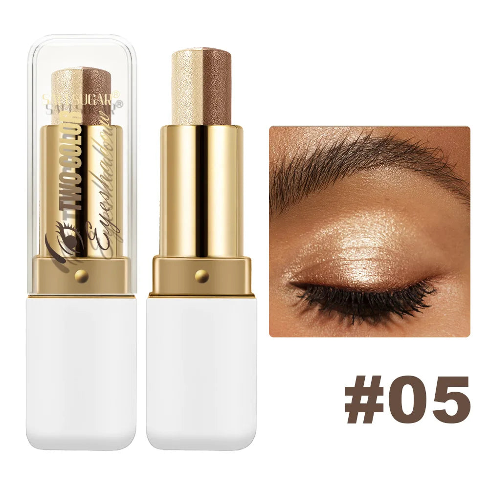 Waterproof Glitter Eyeshadow Stick - Metallic Shimmer, Long-Lasting, All Skin Types