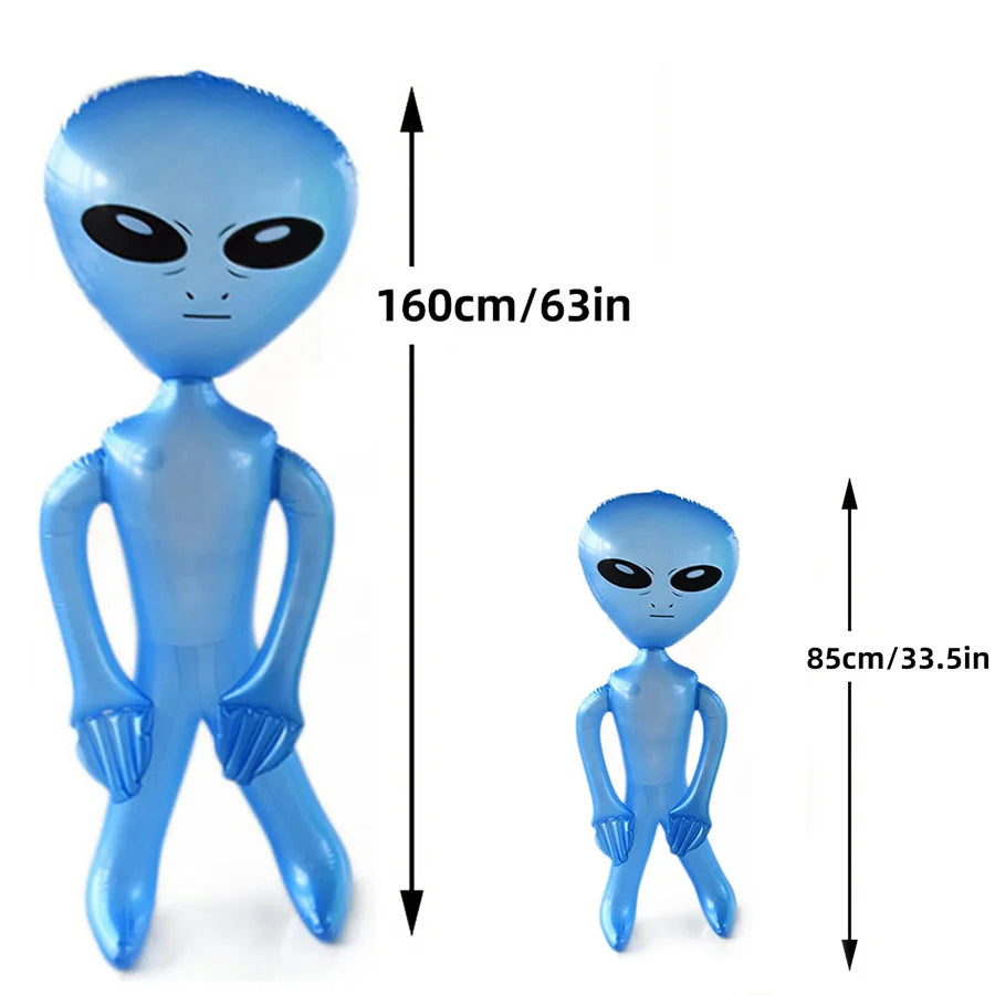 Inflatable Alien Toys Set for Halloween Christmas Party Decorations and Gifts - 2 Pieces