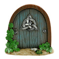 Miniature Fairy Garden Door Figurine for Outdoor Yard & Tree Decor - Weatherproof Wood