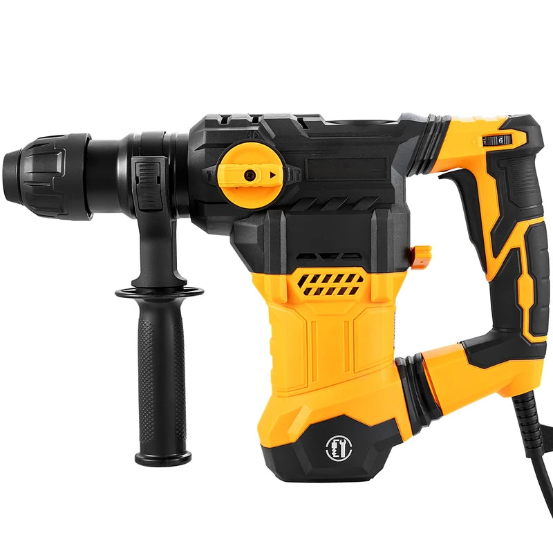 1500W Rotary Hammer Drill with 4 Modes for Concrete & Masonry - Max 32mm