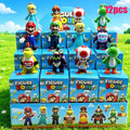 12PCS Mario Doll Toy Set - Super Mario Brothers Handmade Decorations & Collectibles