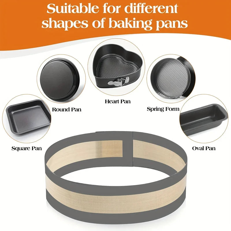 Silicone Baking Pad for Springform Cake Pans - Non-Stick, Easy to Clean