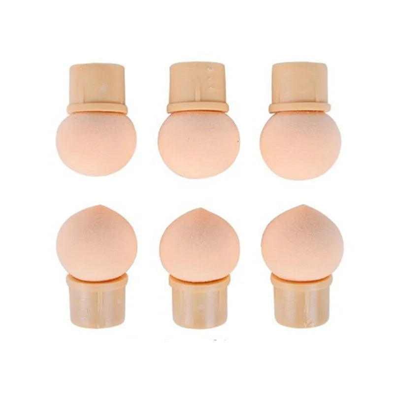 Nail Art Sponge Heads Replacement Set for Glitter Gel Polish with Color Gradient Design