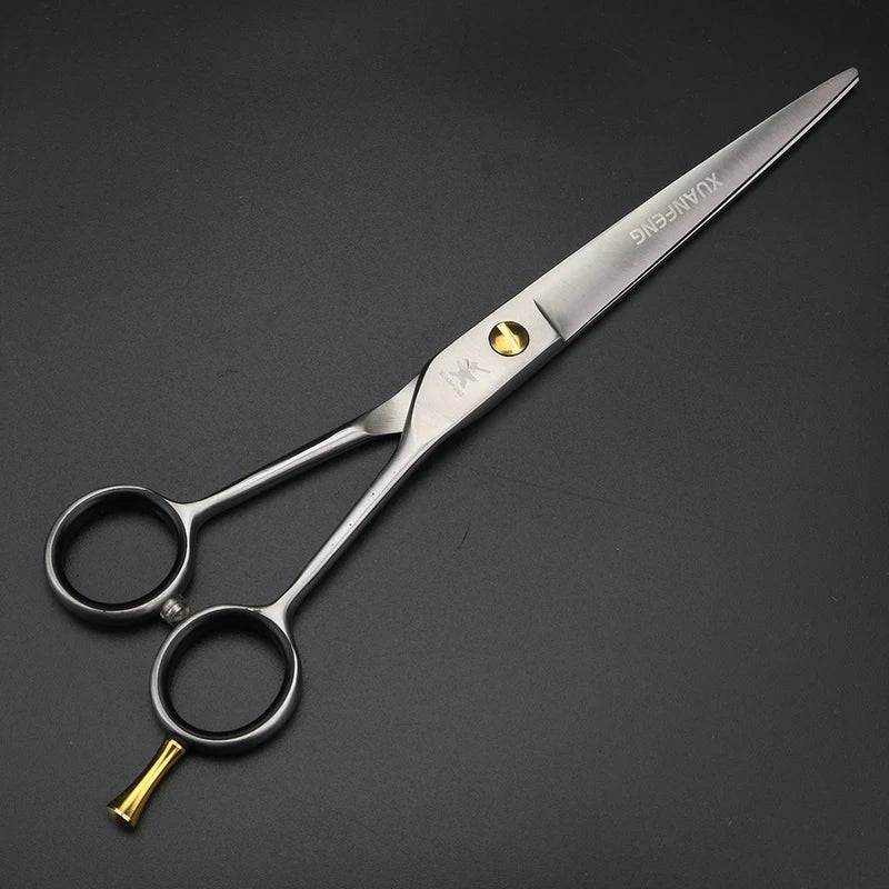 7-Inch Professional Hairdressing Scissors for Salon & Barbershop Use - Stainless Steel Shears