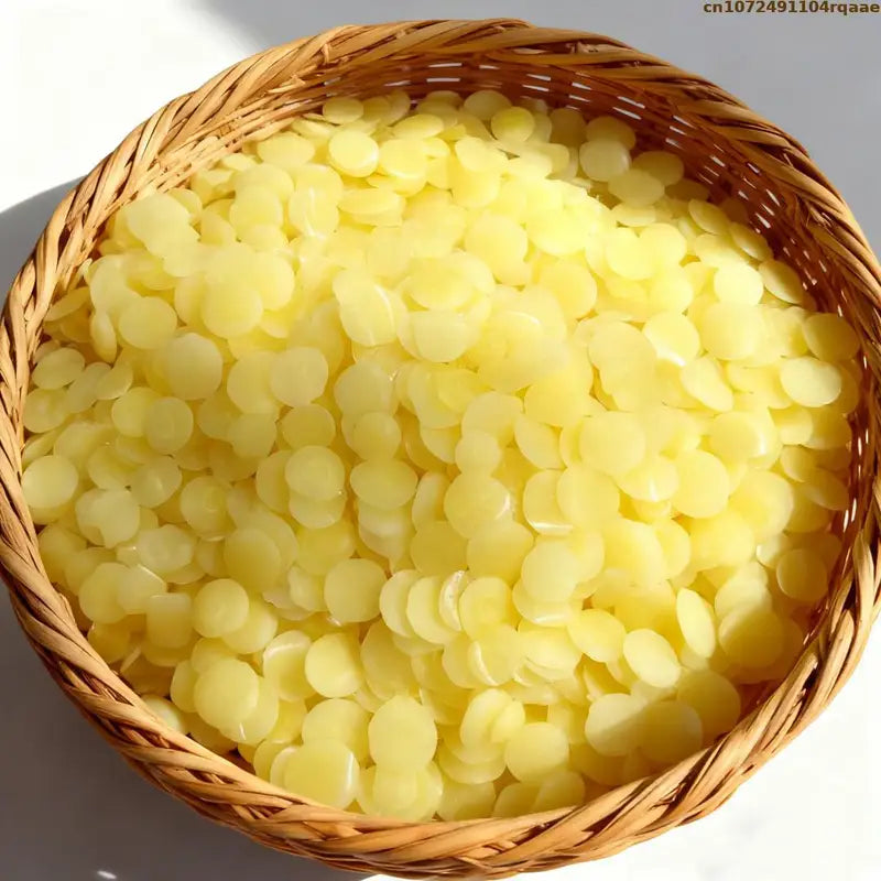 Organic Candelilla Wax Pellets for DIY Lip Balm Candle Soap - Natural Raw Material