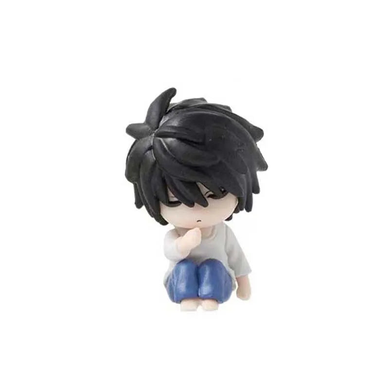 Death Note Q-Style Sleeping Character Mini Car Decoration Anime Gift Set