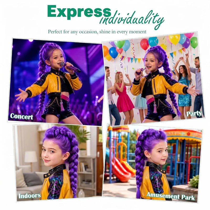 Halloween Hair Color Spray - Washable Vibrant Temporary Hair Dye in 8 Colors