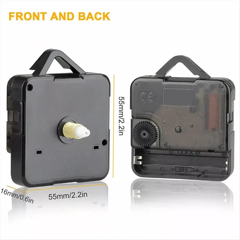 Silent Quartz Clock Movements with Hands Kit - DIY Wall Clock Repair Parts