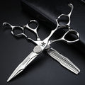 6-Inch CNC Craft Hair Scissors with Japanese 440C Steel for Hairdressers