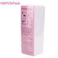 Waxing Body and Facial Hair Removal Strips - Soft Non-Woven Paper, Multiple Colors