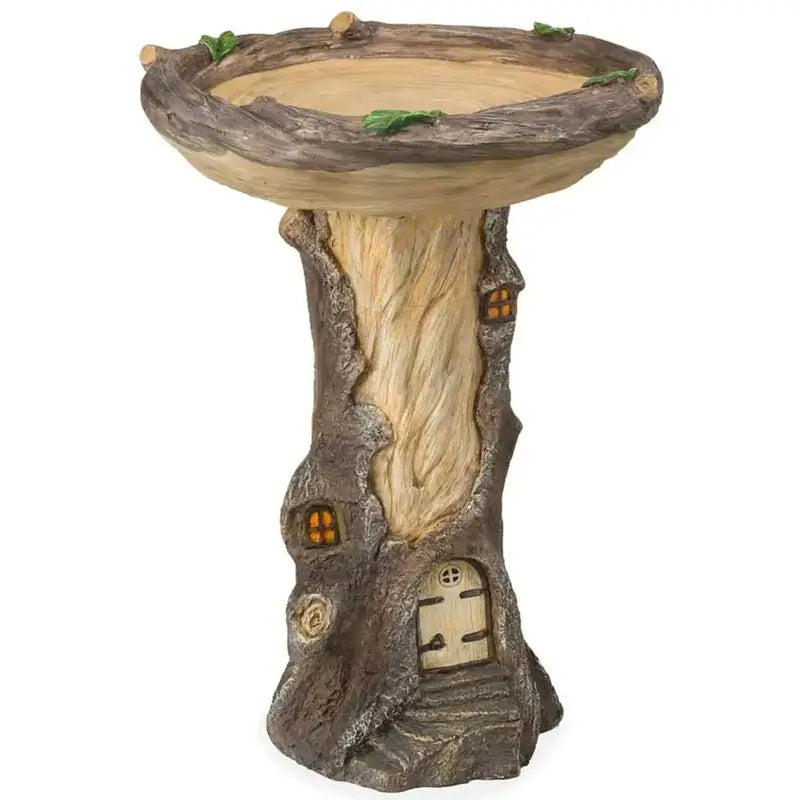 Outdoor Birdbath Garden Decor Water Fountain for Yard and Home