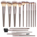 Professional Makeup Brush Set 3-20 Pcs - Cosmetic Tools for Face & Eyes