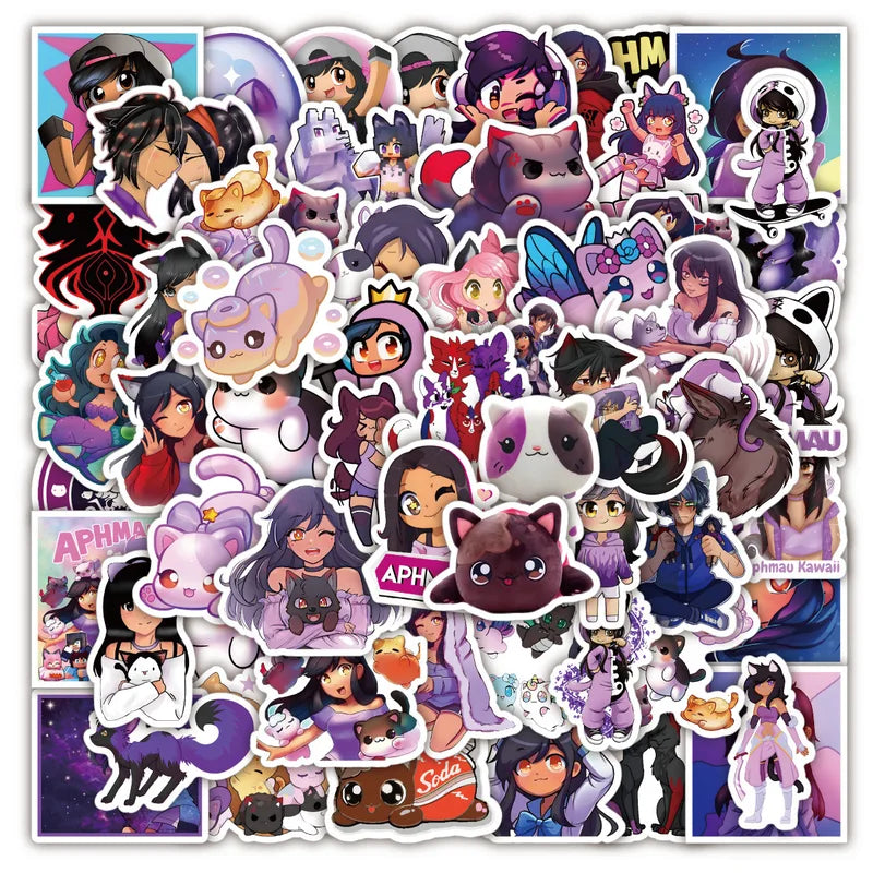 Aphmau Birthday Party Decorations Set - Balloons, Banners, Stickers & More