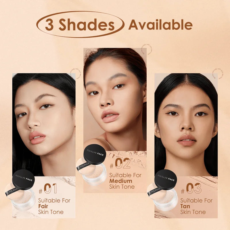 Translucent Loose Face Setting Powder Oil Control Natural Finish Makeup Powder