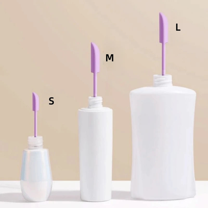 Mini Cosmetic Scrapers Set for Lotion and Cream Extraction - 3 Small Beauty Tools