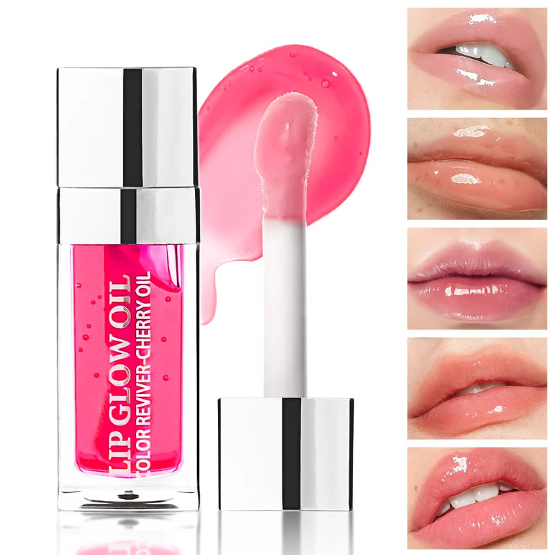 Lip Moisturizing Oil with 5 Color Options - Hydrating Lip Gel & Water Mist