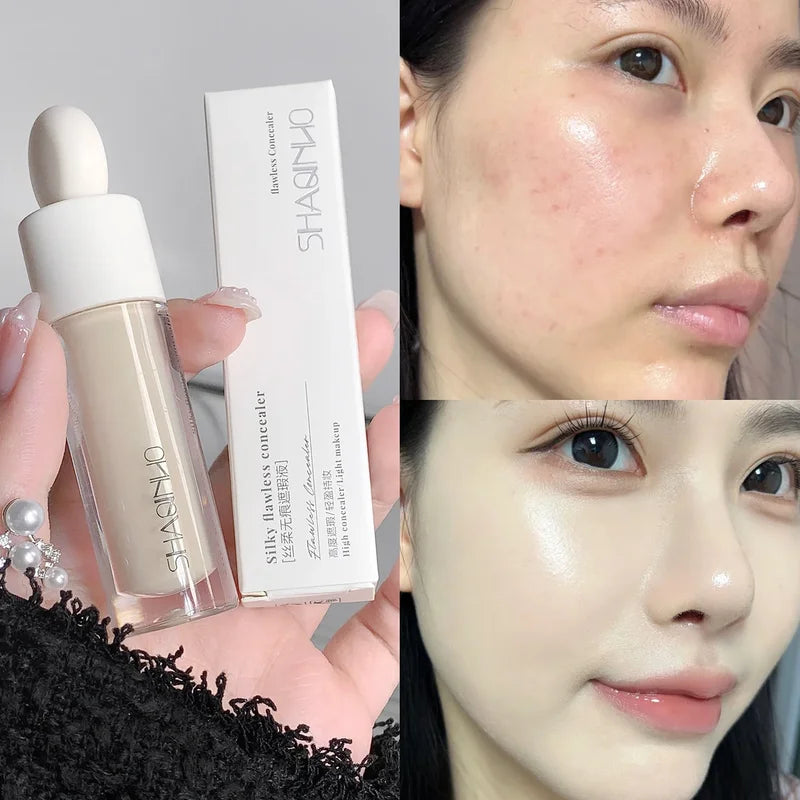 Moisturizing Liquid Contouring Concealer Cream - Waterproof, Long-lasting, Acne & Dark Circle Coverage