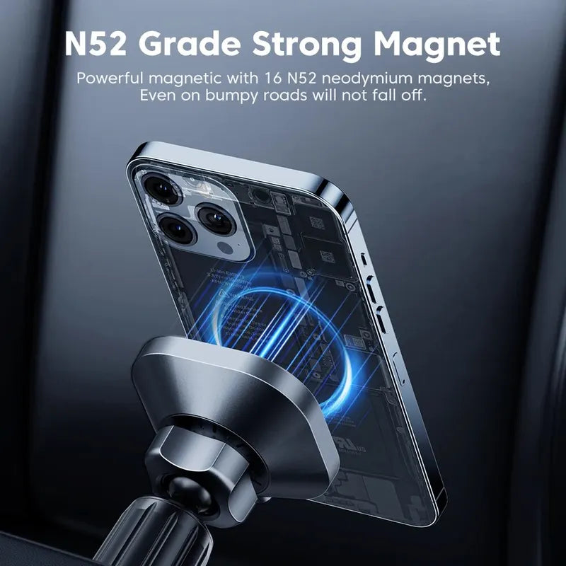 Magnetic Wireless Car Charger Holder 15W Fast Charging for iPhone 12-15