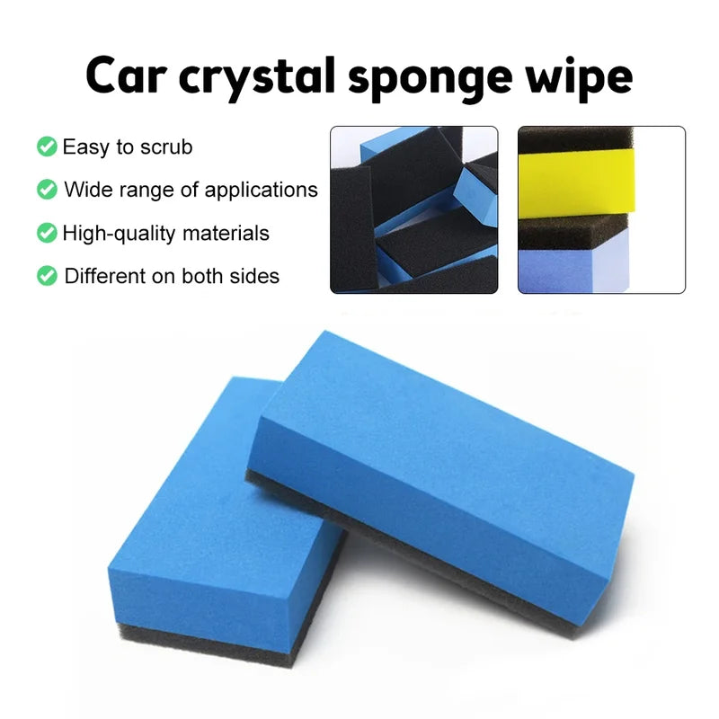 Car Ceramic Coating Sponges with Cloth Applicator for Auto Detailing & Polishing