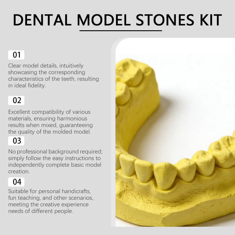 Dental Mold Kit Teeth Impression and Model Making Set - DIY Oral Care Tool