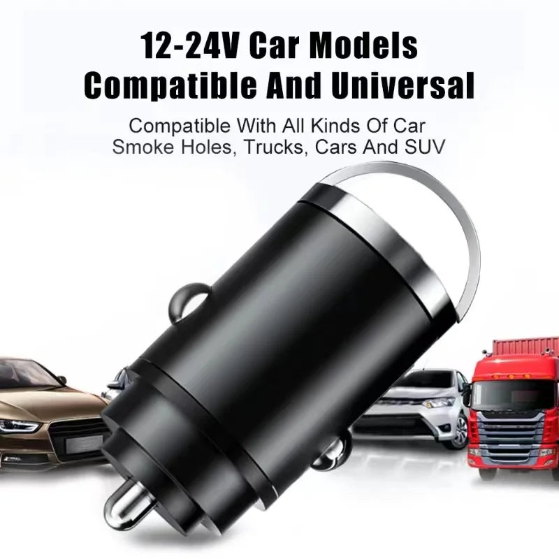 100W USB Car Charger Fast Charging Adapter for Phone, Android & iPhone