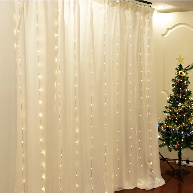 Outdoor LED Fairy String Lights for Christmas Garden Wedding Party USB Decor