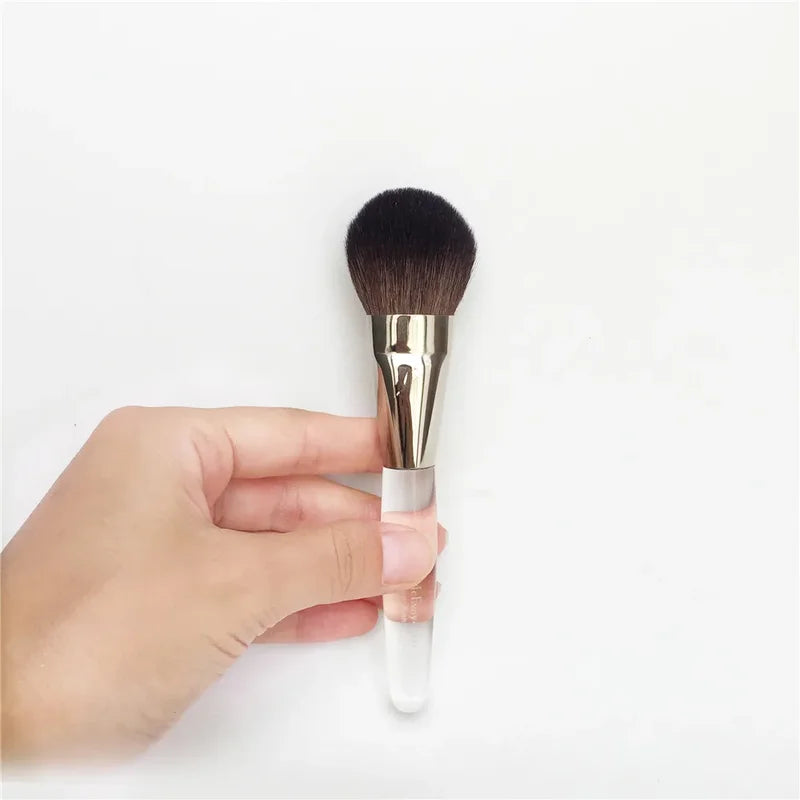Sheer Blush Brush - Soft Goat Hair Cheek Makeup Tool for Natural Finish