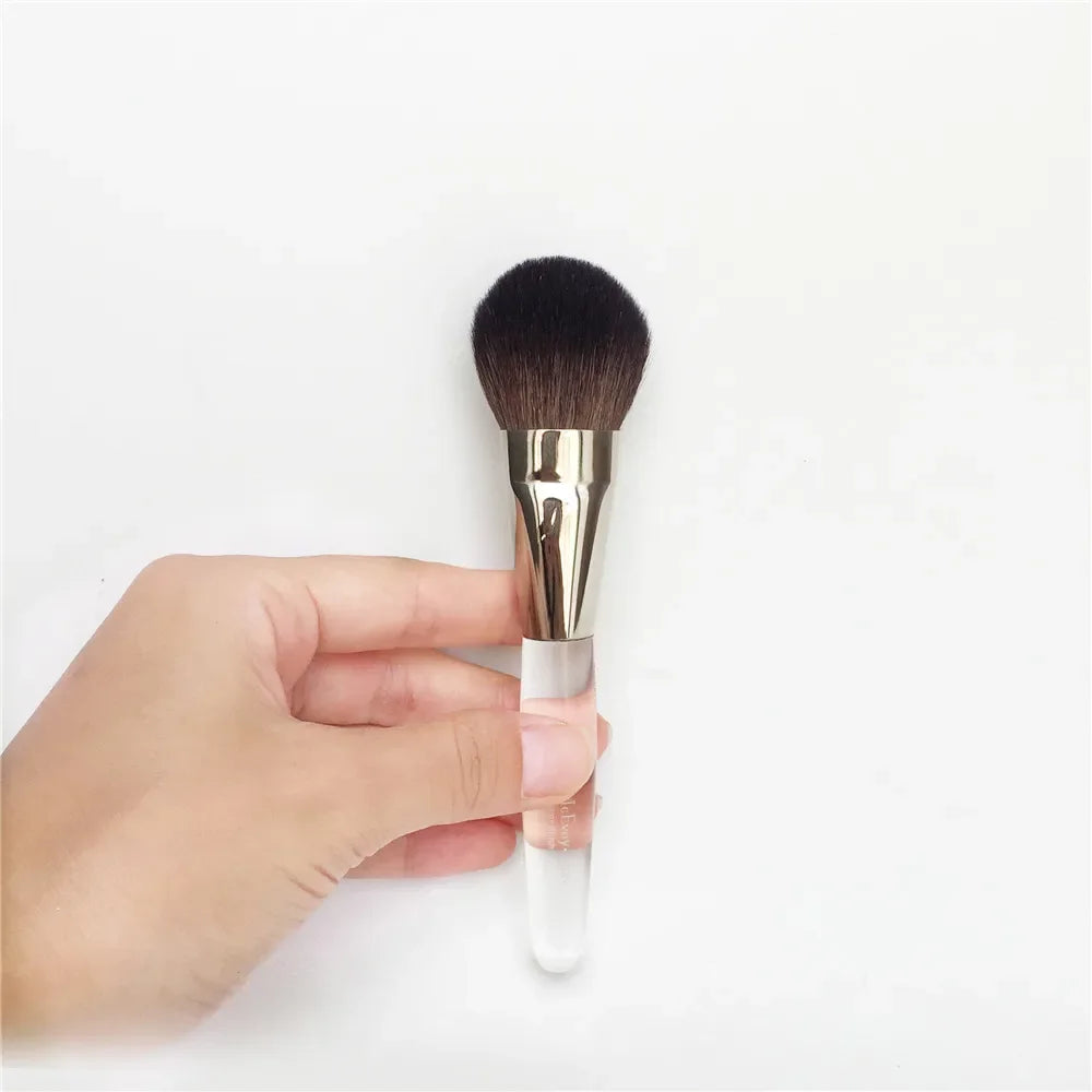 Sheer Blush Brush - Soft Goat Hair Cheek Makeup Tool for Natural Finish