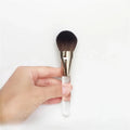 Sheer Blush Brush - Soft Goat Hair Cheek Makeup Tool for Natural Finish