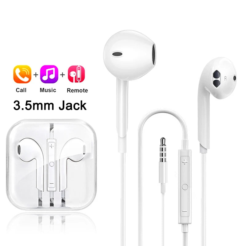 In-Ear Wired Earphones for Apple Devices, Laptops & Tablets - Multiple Colors