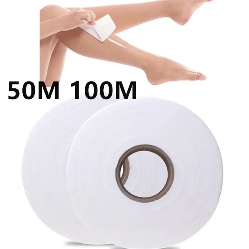 Nonwoven Wax Strips for Body Hair Removal Roll - 50m & 100m, Chemical-Free