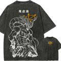Anime Graphic T-Shirt - Jujutsu Kaisen Mahoraga Wheel Oversized Men’s Streetwear
